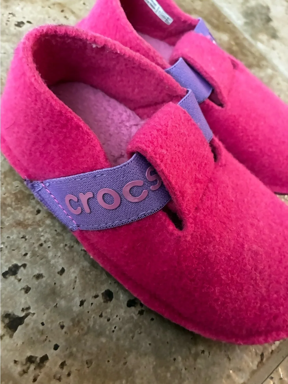 Baby Felt Crocs